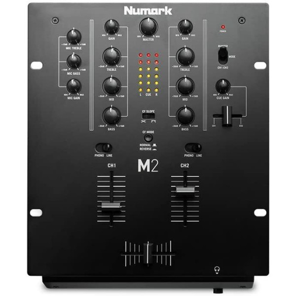 NUMARK M2 BLACK MIXER 2 CANALI PER DJ NUOVO Miglior Prezzo